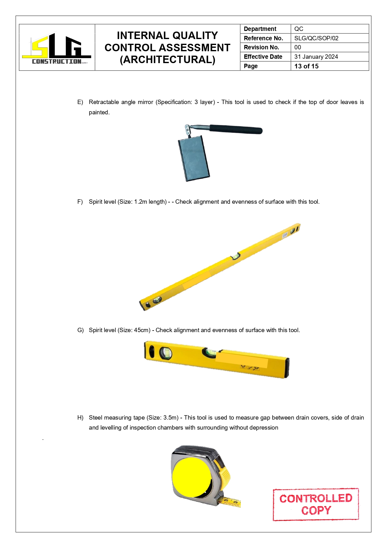 SLG-PRO-SOP Page 14
